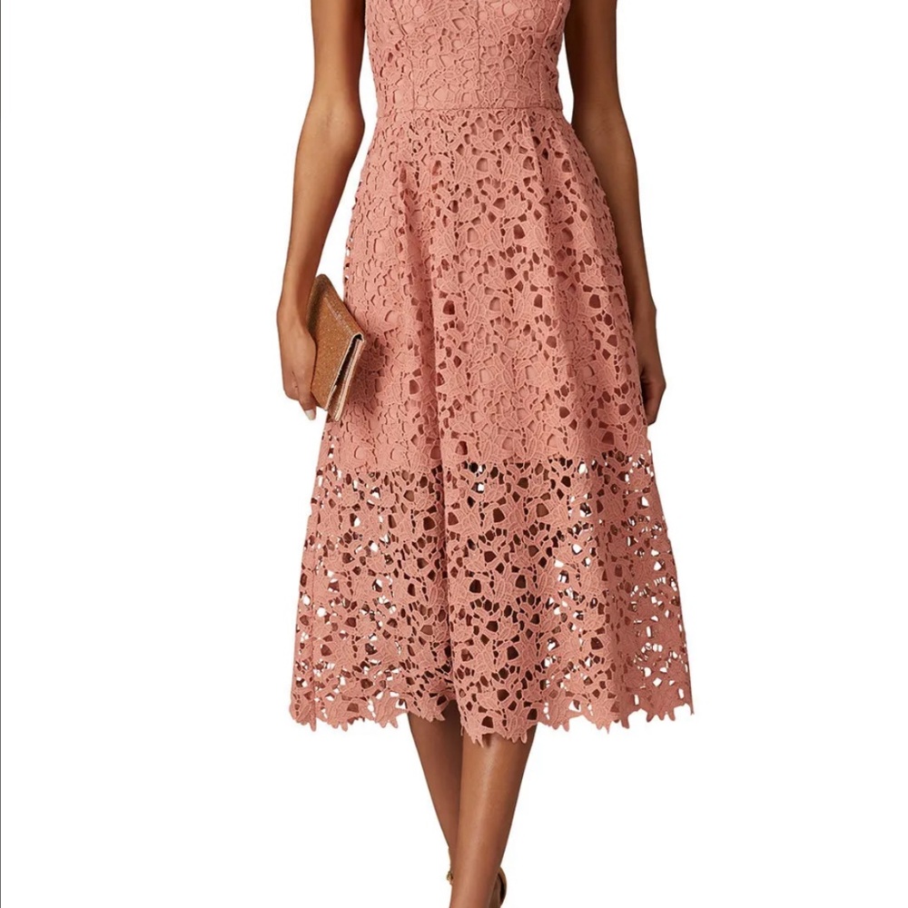 ASTR A-line lace midi dress - Picture 4 of 4